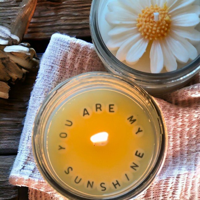 Customized Hidden 
Message Candle