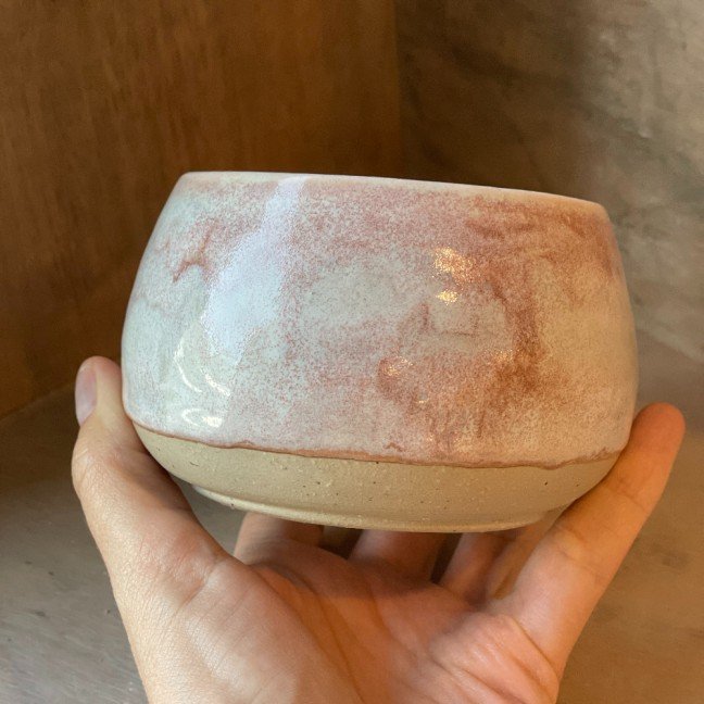 Ceramic Dusty Pink 
Matcha Bowl