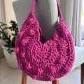 Bubbly Dawn 
Purple Crochet Bag