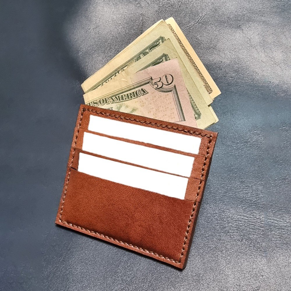 Personalized 
Leather Cardholder