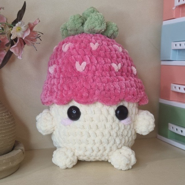 Strawberry Kid 
Crochet Plushie