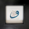 Customized Calligraphy 
Embroidered Letter Frame
