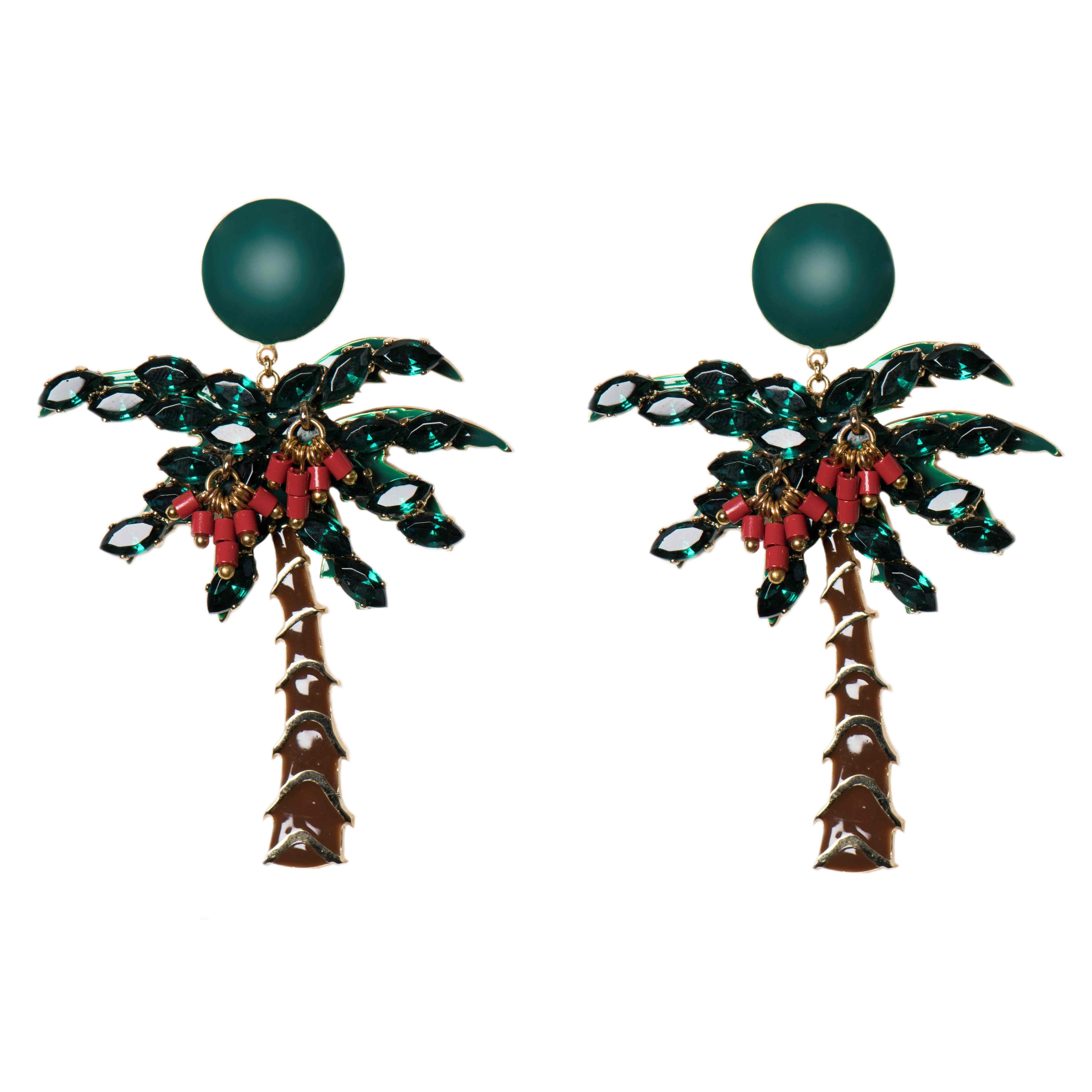 Palm Tree
Long Earrings