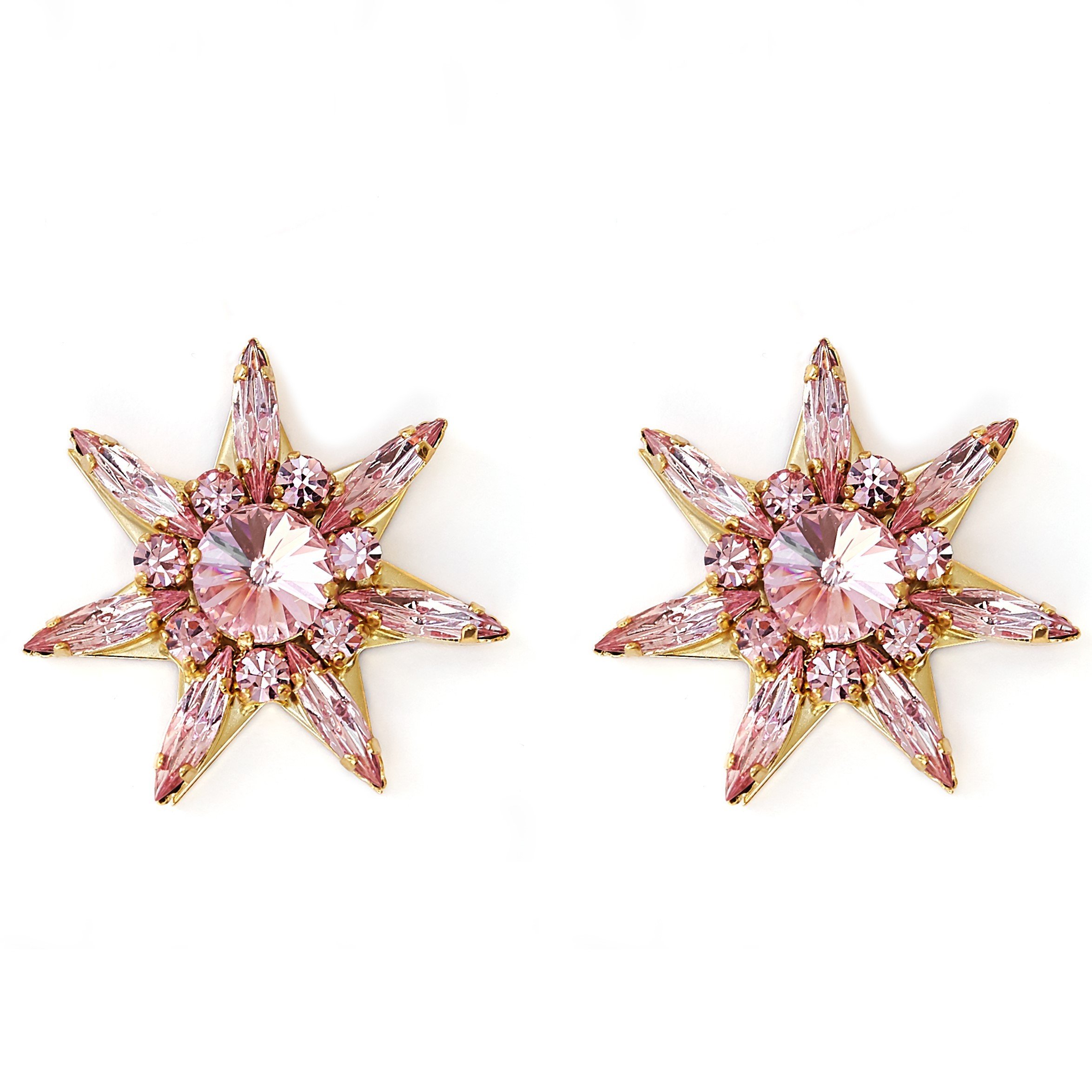 Pink Star 
Earrings