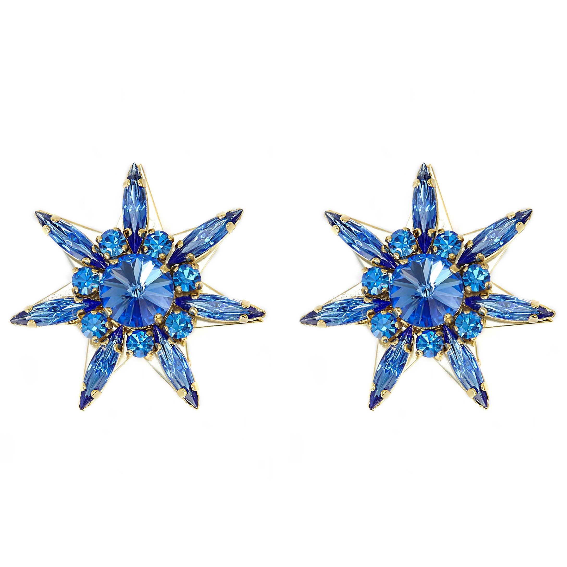 Blue Star 
Earrings