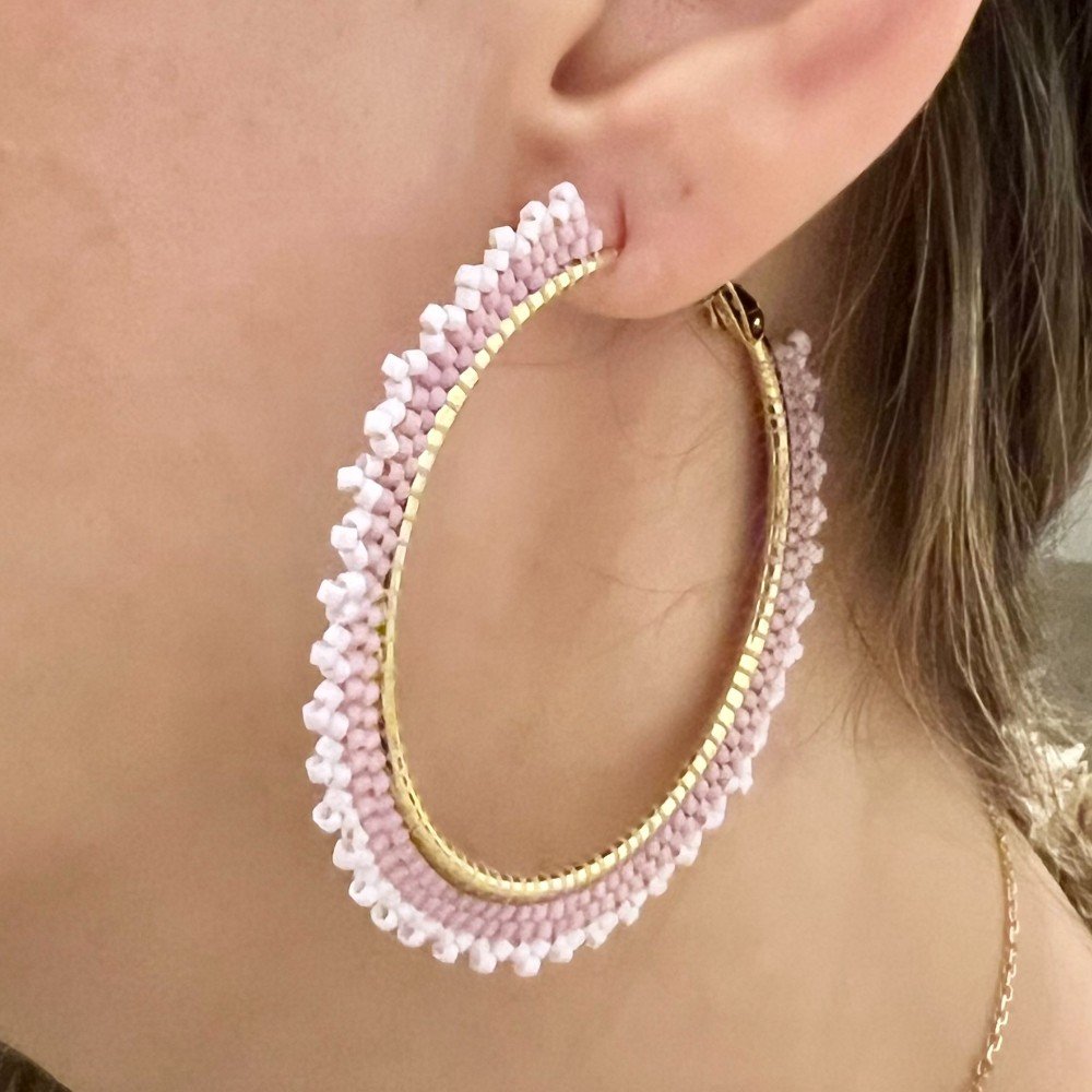 Pinky Hoop 
Earrings