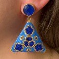 Blue Triangle
Earrings