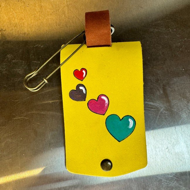 Hearts 
Keychain
