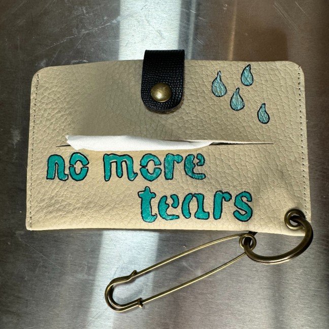No More Tears 
Tissue Holder