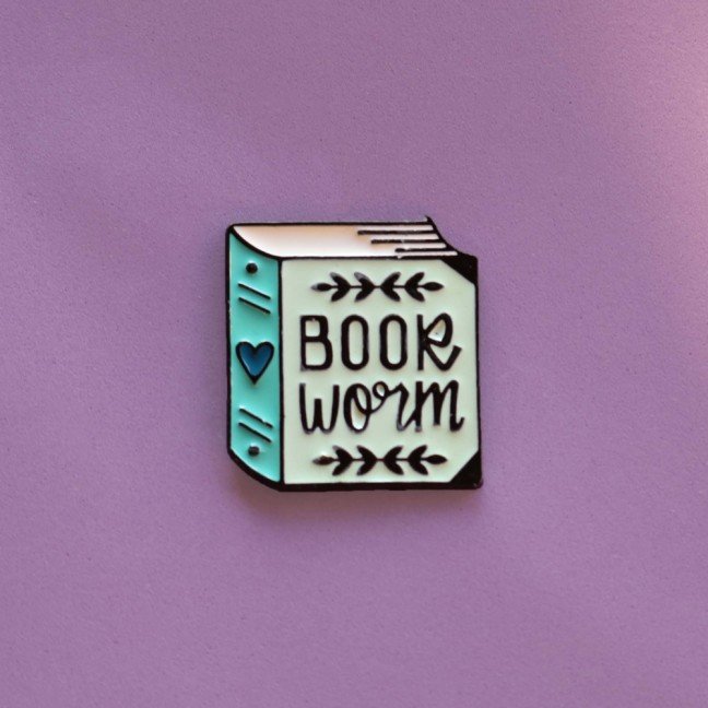 Bookworm 
Pin