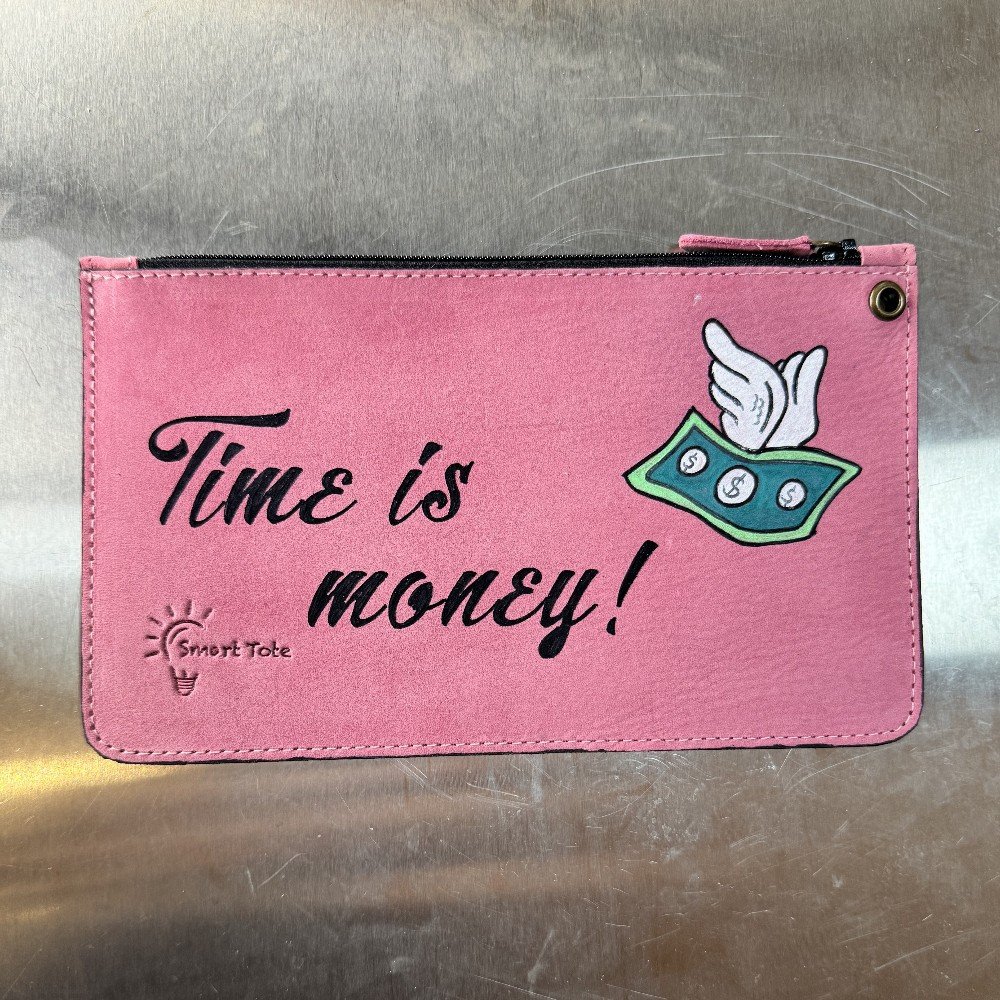 Time Is 
Money Pouch