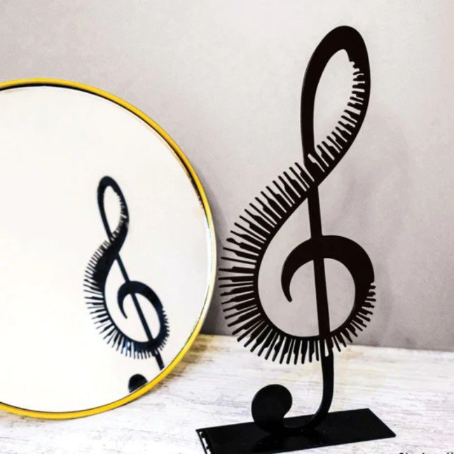 Engraved Steelouette: Cause 
Music Is My Best Friend