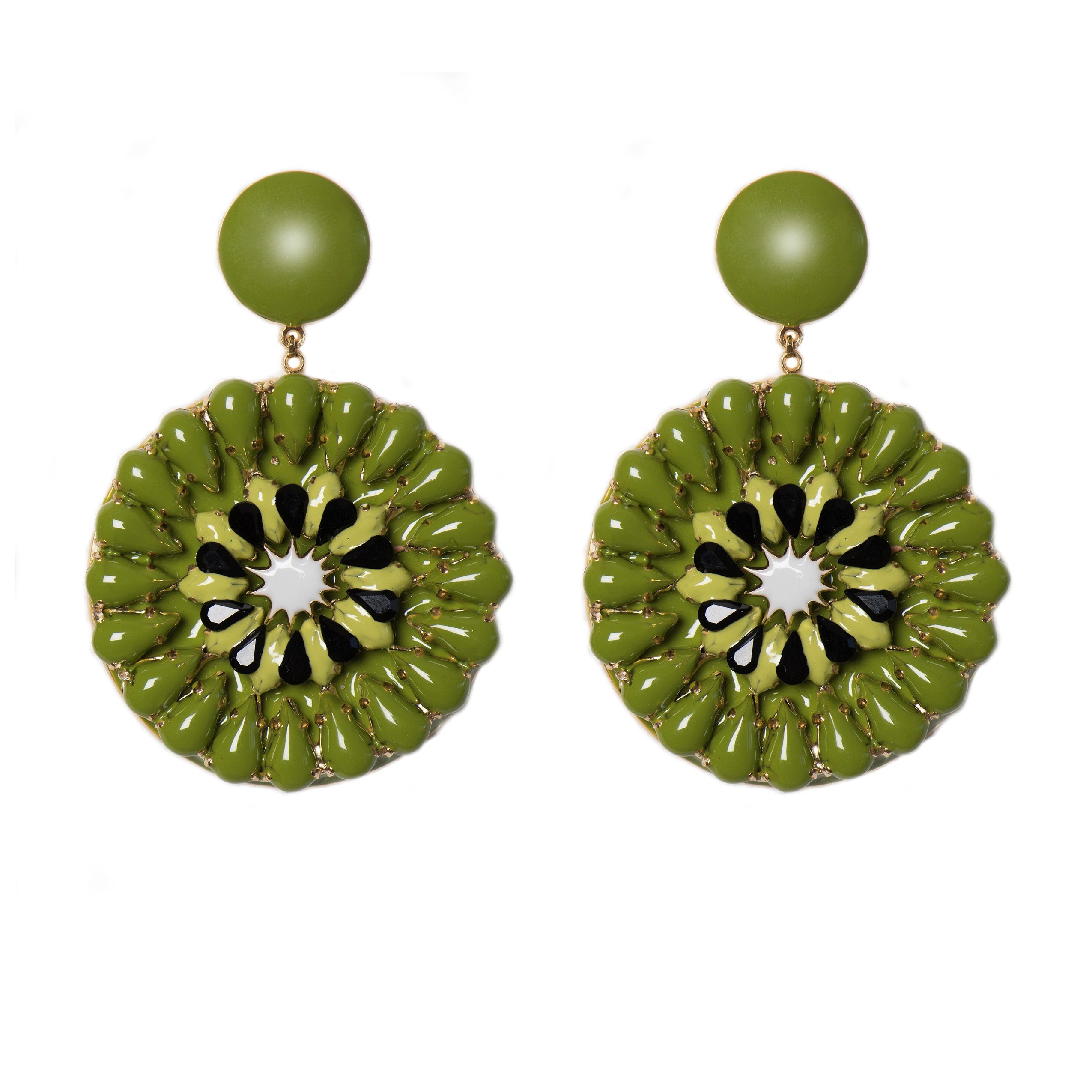 Kiwi long 
earrings