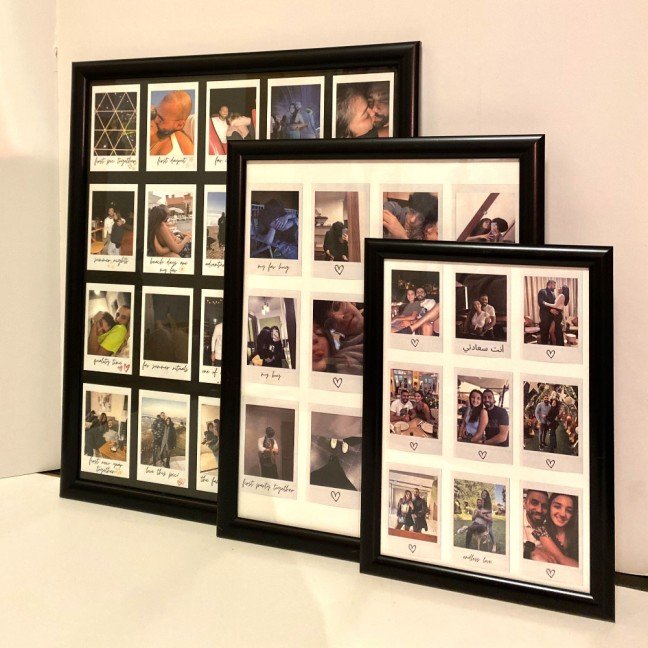 Customized Polaroid 
Photos Frame