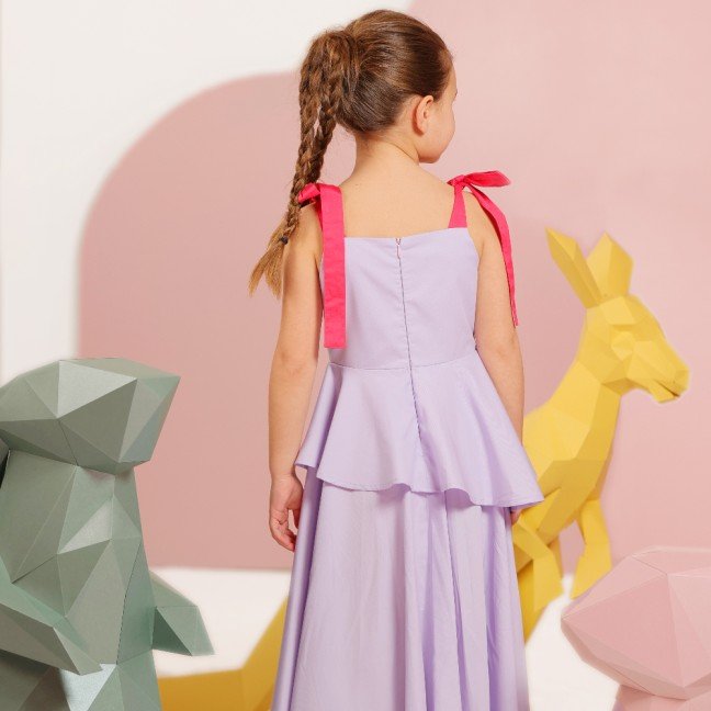 Chloe Purple 
Kids Dress