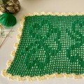 St. Patrick's Filet 
Crochet Table Mat