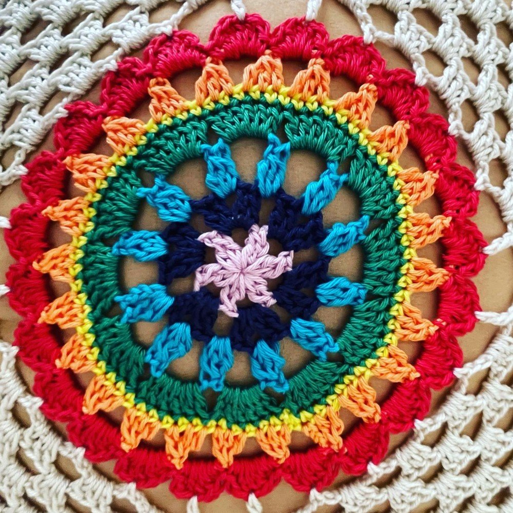 Mandala Crochet 
Cushion Cover