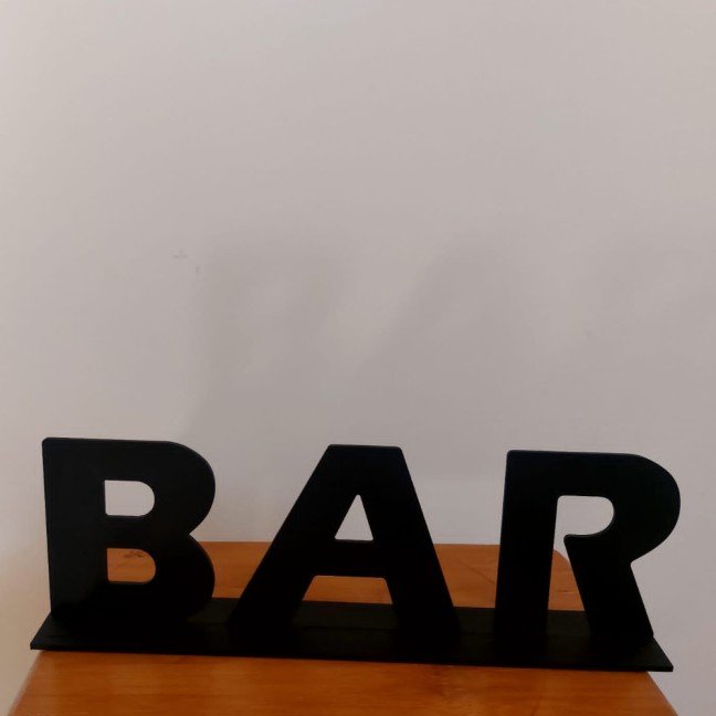 Bar 
Metal Sculpture