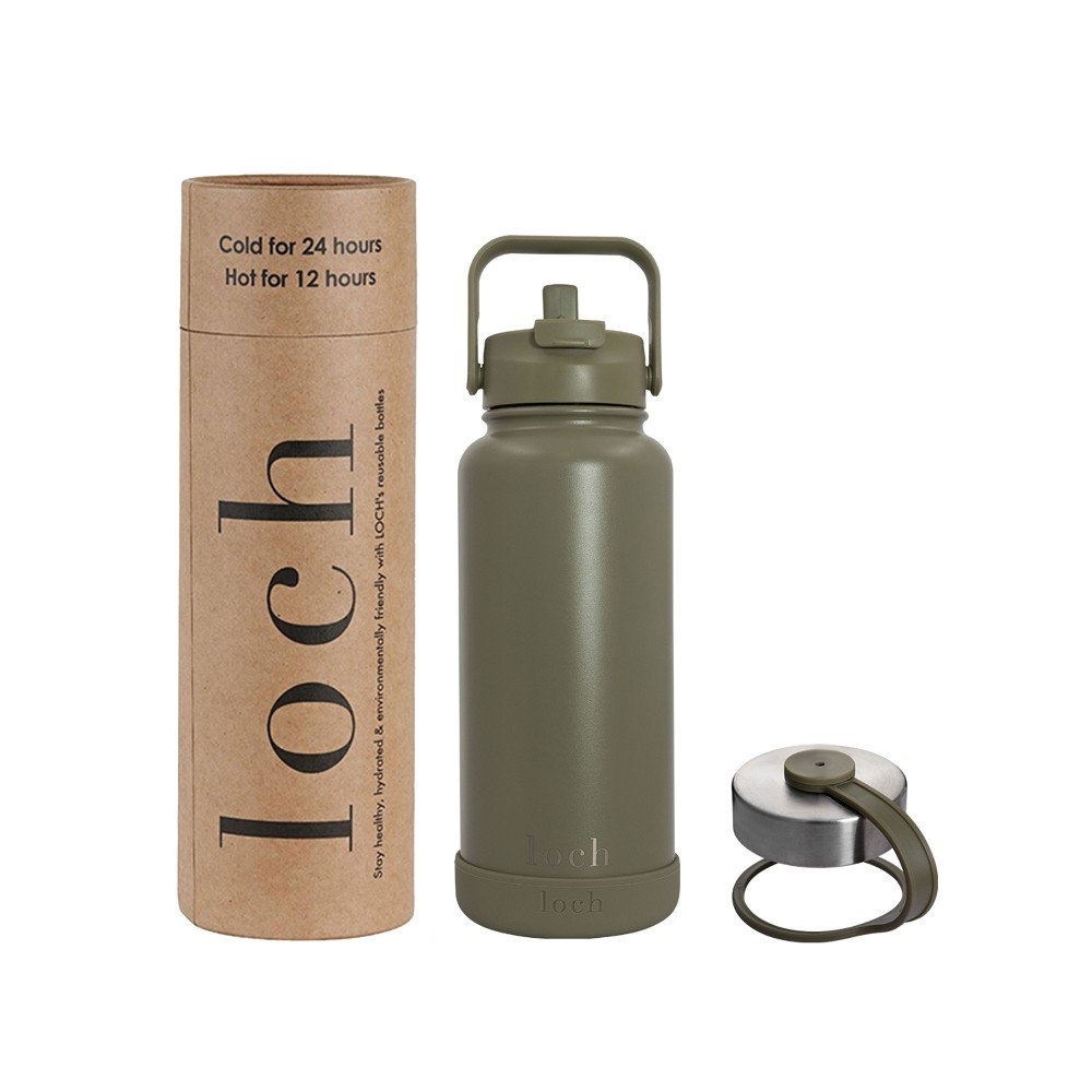 Personalized Sage 
Green Water Bottle