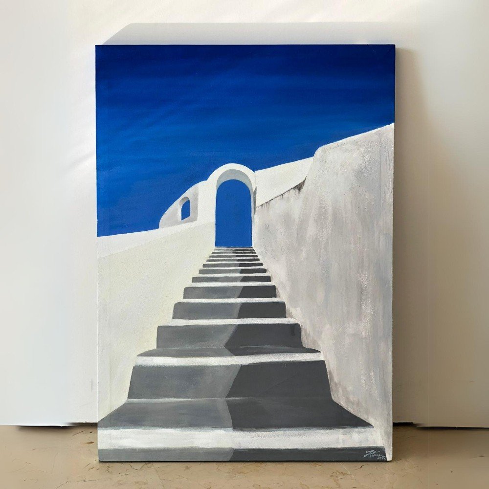 Santorini 
Painting
