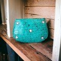 Turquoise 
Mosaic Clutch
