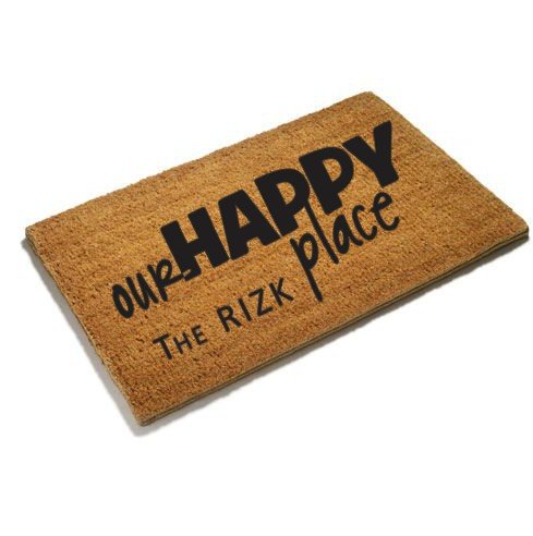Customizable Doormat: Our Happy Place