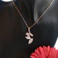 Rose Gold 
Drop Necklace