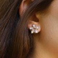 Snowflake 
Silver Earrings