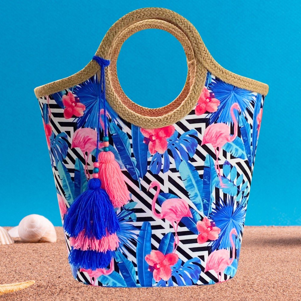 The Flamingo 
Beach Bag