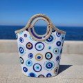 All Eyes On You 
Pair of Beach Bags