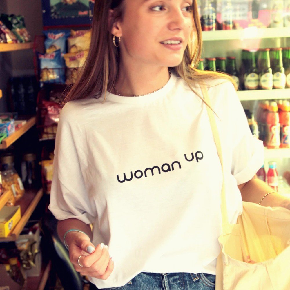 Woman Up 
Crew Neck T-Shirt
