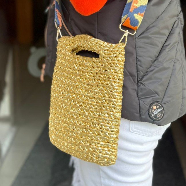 Golden 
Tote Bag