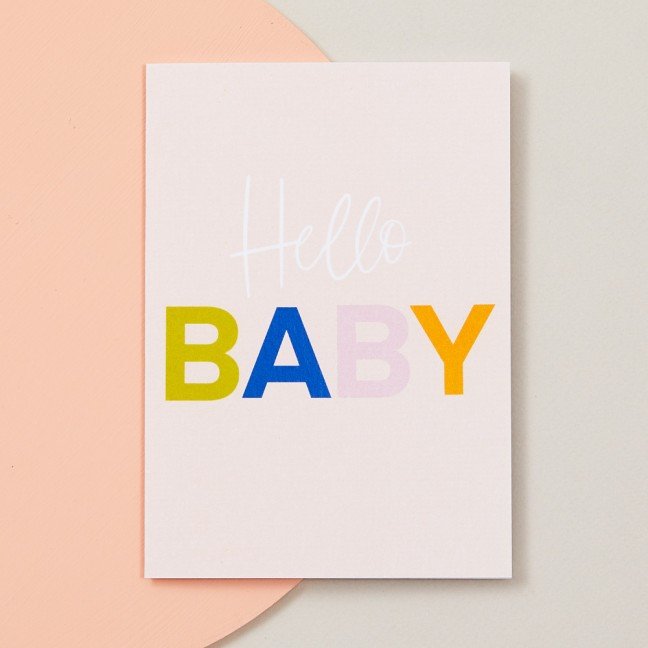 Greeting Card: 
Hello Baby