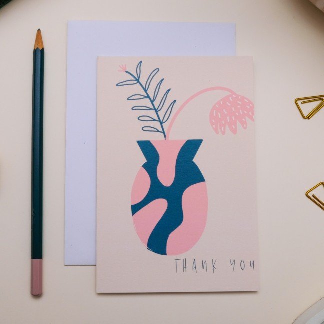 Greeting Card: 
Thank You