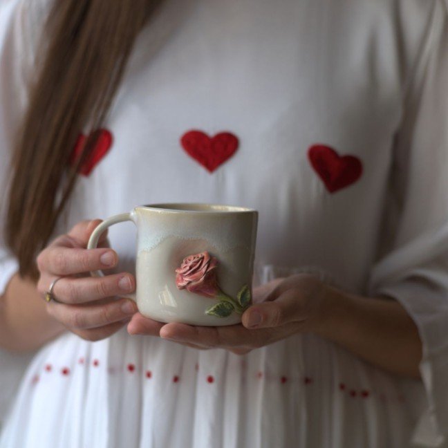 Rose Blossom 
Ceramic Mug