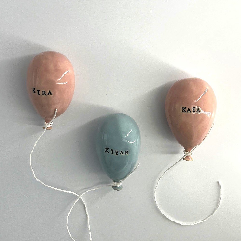 Customized Mini 
Hanging Ceramic Balloon
