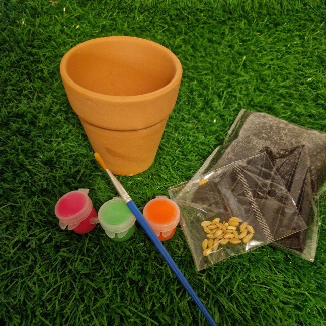 Kids Pot Planting 
& Painting Kit