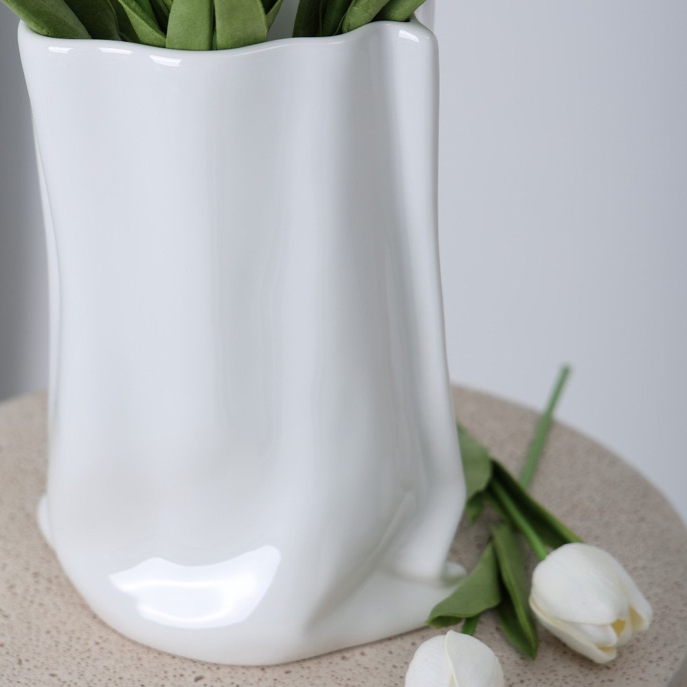Alabaster Dream 
Ceramic Vase