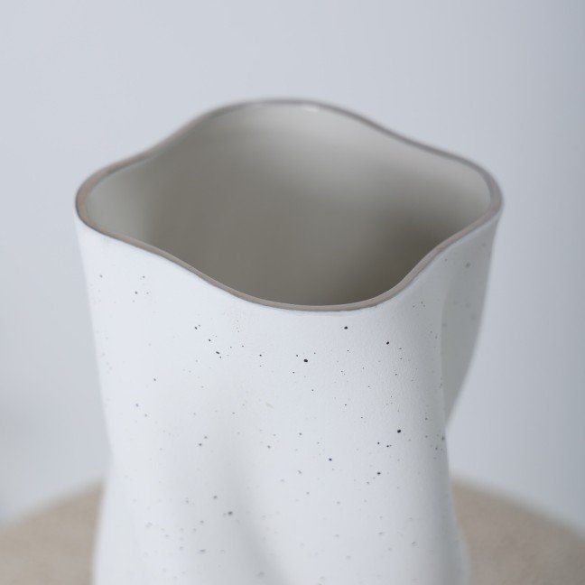 Nordic Snowfall 
Ceramic Vase