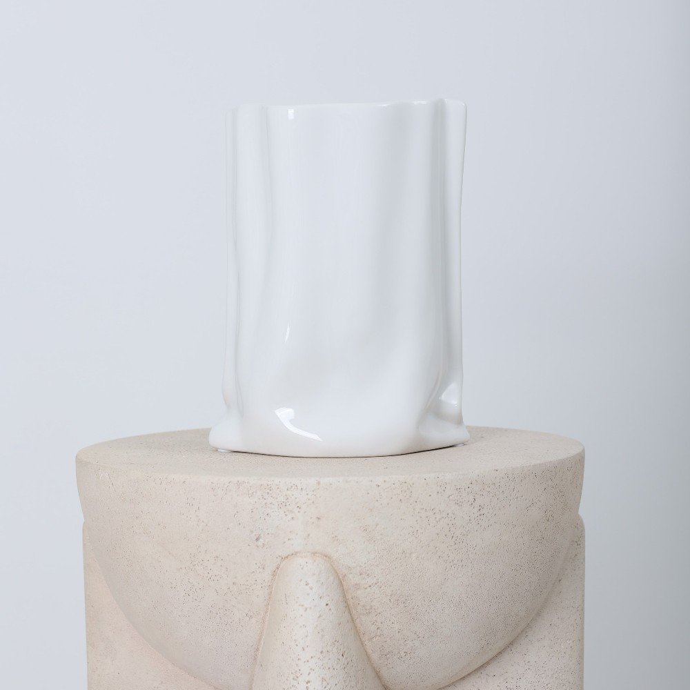 Alabaster Dream 
Ceramic Vase