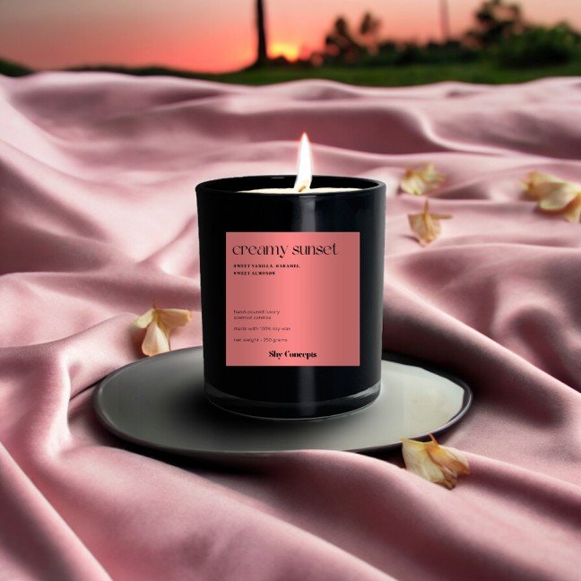Creamy Sunset 
Scented Candle