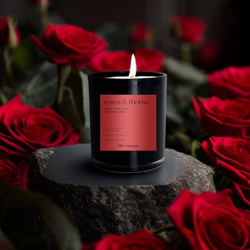 Roses & Thorns 
Scented Candle
