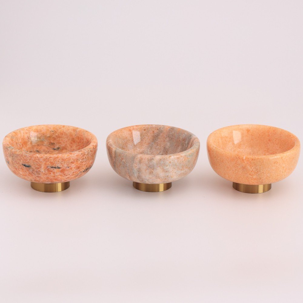 Set of 3 Marble 
Dip Bowls