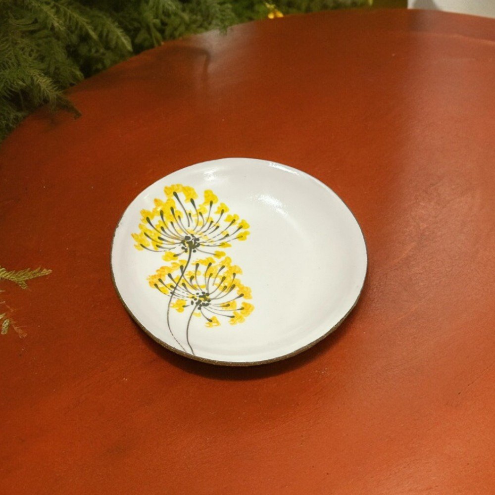 Blossom Protea 
Ceramic Bread plate