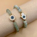 White Hand 
Stones Bracelet