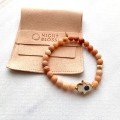White Hand 
Stones Bracelet