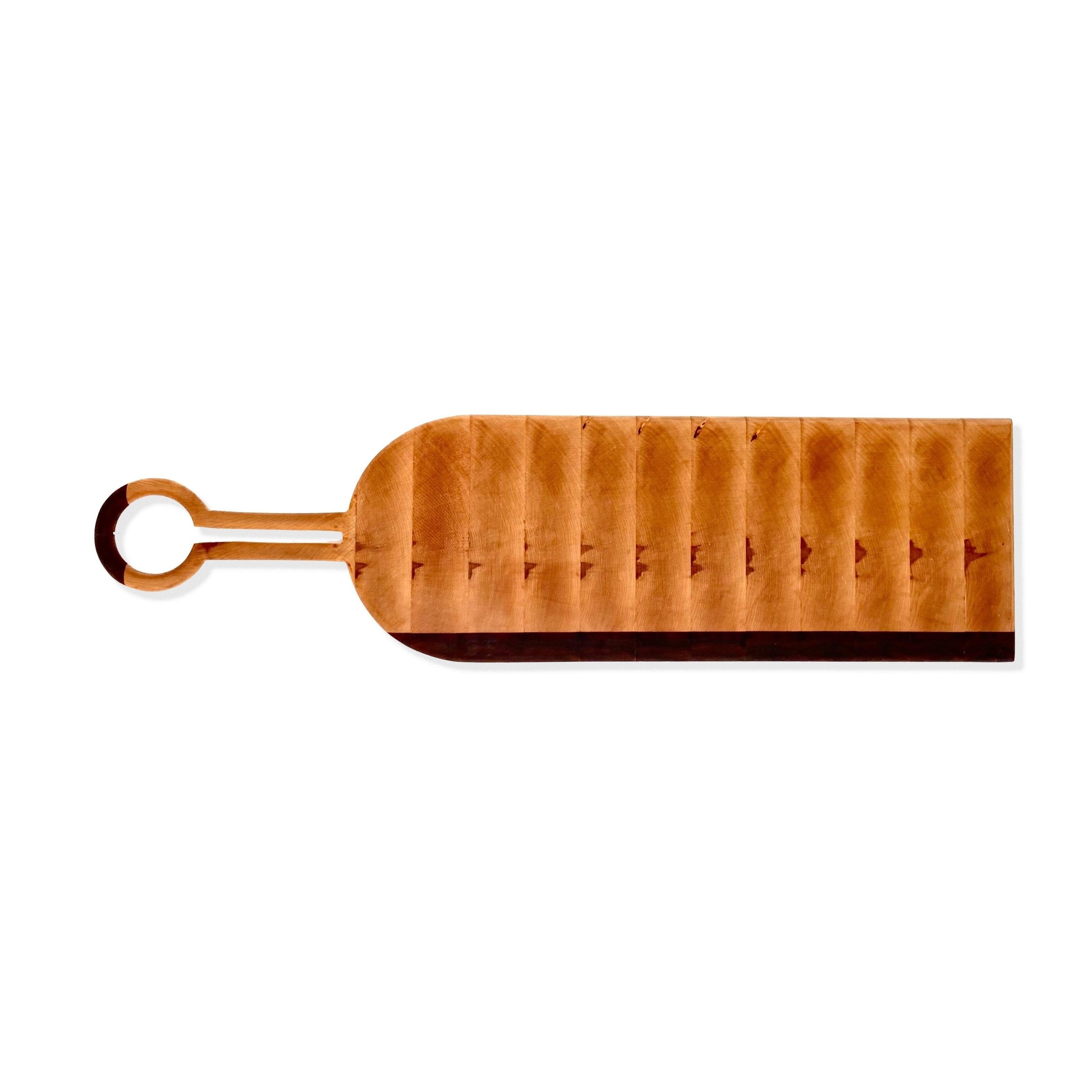 Racket: handcrafted wooden 
pizza peel