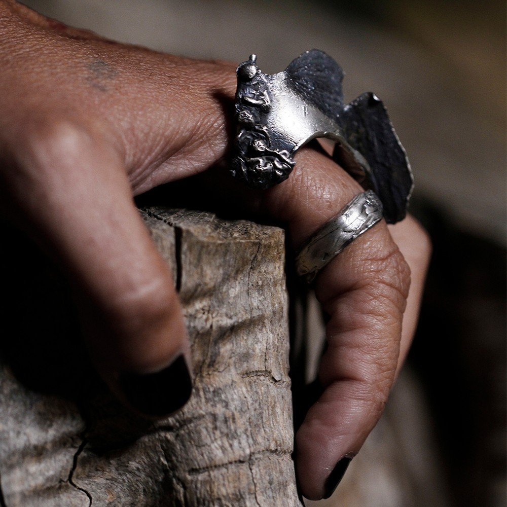Sin 
Silver Ring