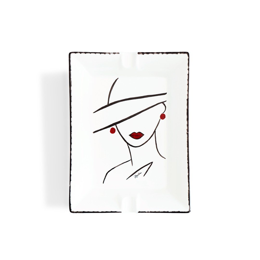 Porcelain Ashtray: 
Emma
