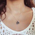 Rose 
Silver Necklace